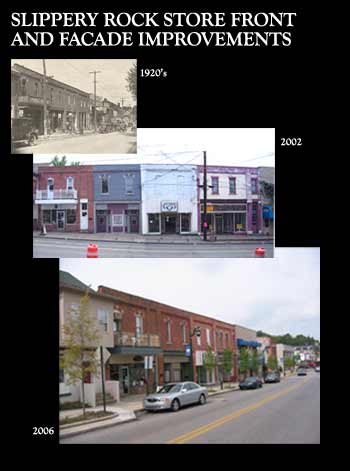 Slippery Rock Store Front and Facade Improvements by Ligo Architects